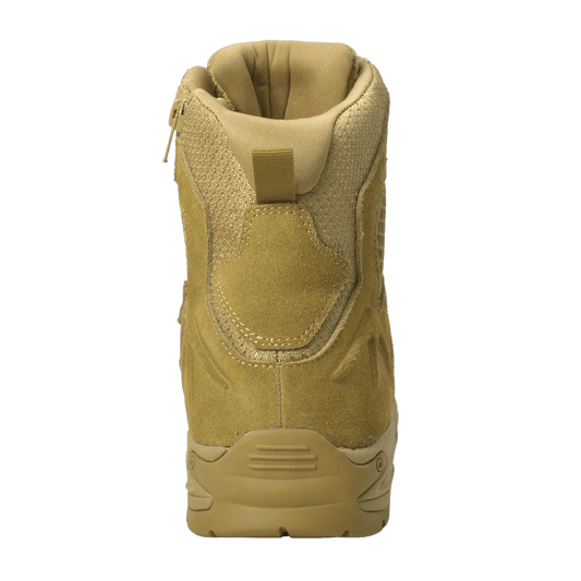AdTec Men's 8" Suede Leather Side Zipper Waterproof Tactical Boot Coyote - AdTec