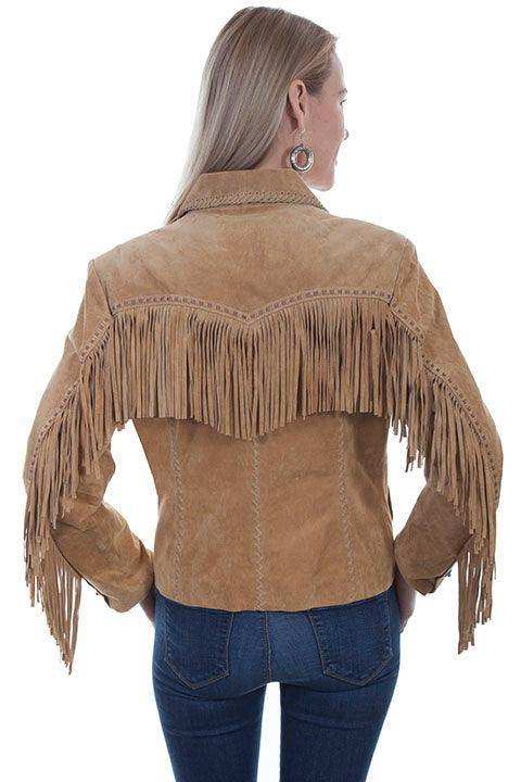 Scully OLD RUST FRINGE/LACING JACKET - Scully Leather - Flyclothing LLC