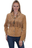Scully OLD RUST FRINGE/LACING JACKET - Scully Leather - Flyclothing LLC