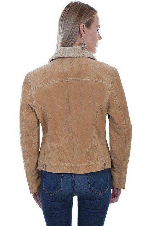 Scully OLD RUST FAUX SHEARLING JEAN JACKET - Scully Leather - Flyclothing LLC
