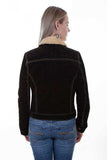 Scully BLACK BOAR SUEDE FAUX SHEARLING JEAN JACKET - Scully Leather - Flyclothing LLC