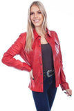 Scully RED LAMB SNAP FRONT JACKET - Scully Leather - Flyclothing LLC
