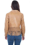 Scully SADDLE TAN MC/FRINGE JACKET - Scully Leather - Flyclothing LLC