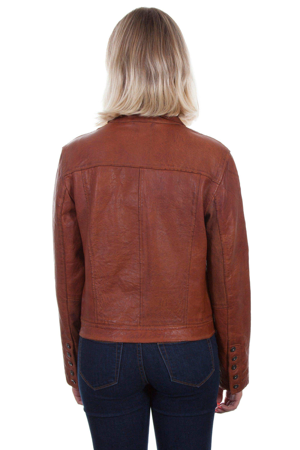 Scully COGNAC JEAN JACKET - Scully Leather - Flyclothing LLC