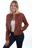 Scully COGNAC JEAN JACKET - Scully Leather - Flyclothing LLC