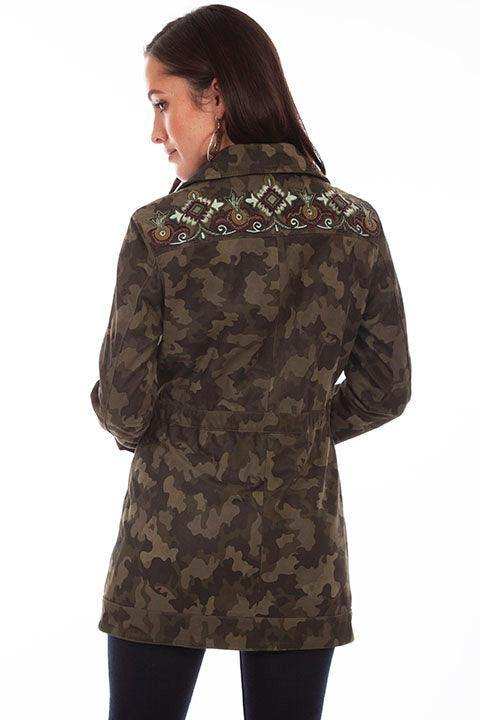 Scully OLIVE CAMOUFLAGE/EMBRO JACKET - Scully Leather - Flyclothing LLC