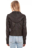 Scully Leather 100% Leather Black Ladies Jacket - Scully Leather - Flyclothing LLC