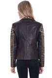 Scully BLACK LAMB BEADED JACKET - Scully Leather - Flyclothing LLC