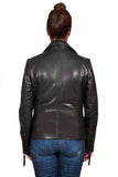 Scully Leather Black Lamb Ladies Zip Front Jacket - Scully Leather - Flyclothing LLC