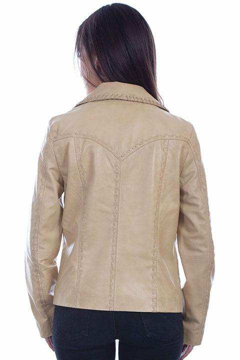 Scully Leather Leatherwear Womens Cream Ladies Jacket - Scully Leather - Flyclothing LLC