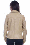 Scully Leather Leatherwear Womens Cream Ladies Jacket - Scully Leather - Flyclothing LLC
