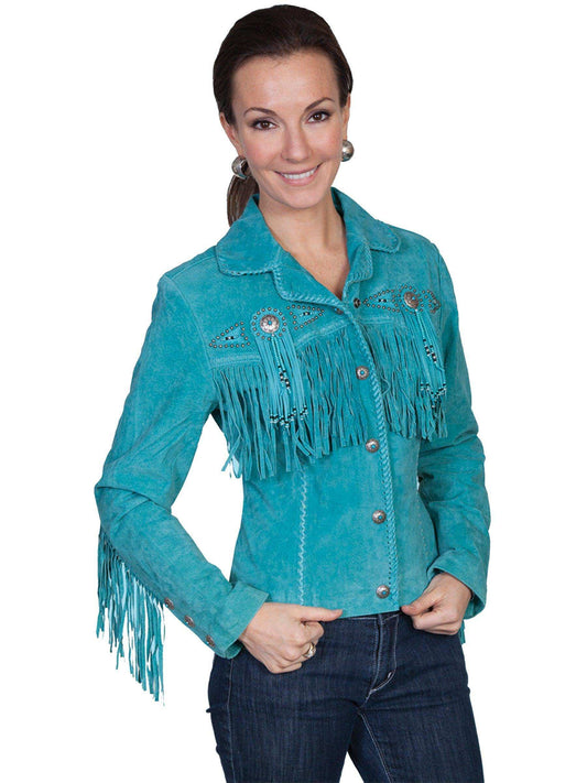 Scully TURQUOISE FAWN Jacket - Scully Leather - Flyclothing LLC