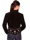 Scully BLACK BOAR SUEDE LADIES JACKET - Scully Leather - Flyclothing LLC