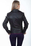Scully BLACK LAMB Studded motorcycle jacket - Scully Leather - Flyclothing LLC