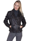 Scully BLACK MOTORCYCLE JACKET - Scully Leather - Flyclothing LLC