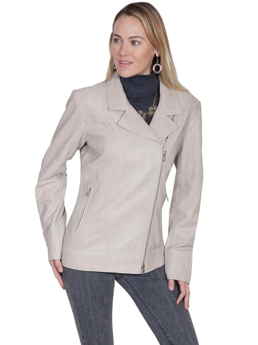 Scully CREAM LAMB LADIES JACKET - Scully Leather - Flyclothing LLC