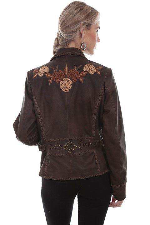Scully OLD BROWN LADIES JACKET - Scully Leather - Flyclothing LLC