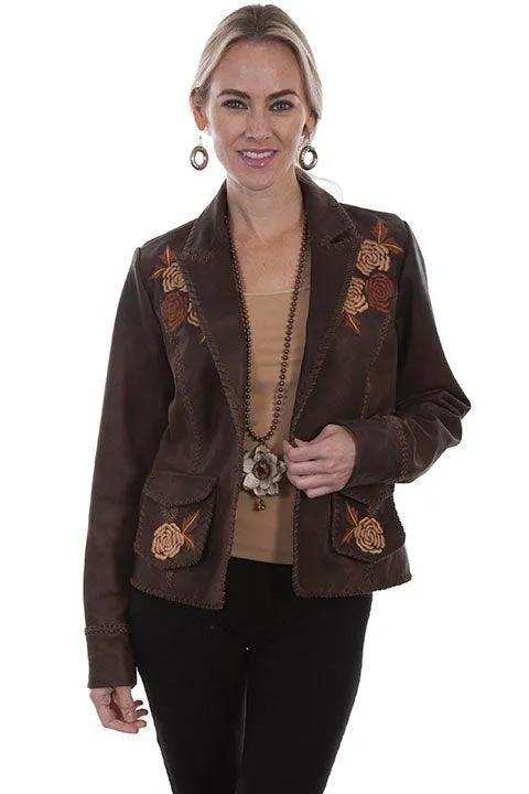 Scully OLD BROWN LADIES JACKET - Scully Leather - Flyclothing LLC