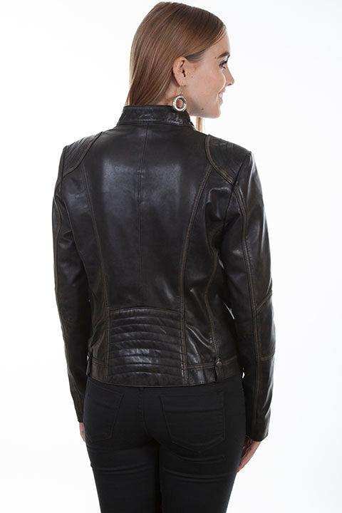 Scully Leather Black Zip Front Womens Jacket - Scully Leather - Flyclothing LLC