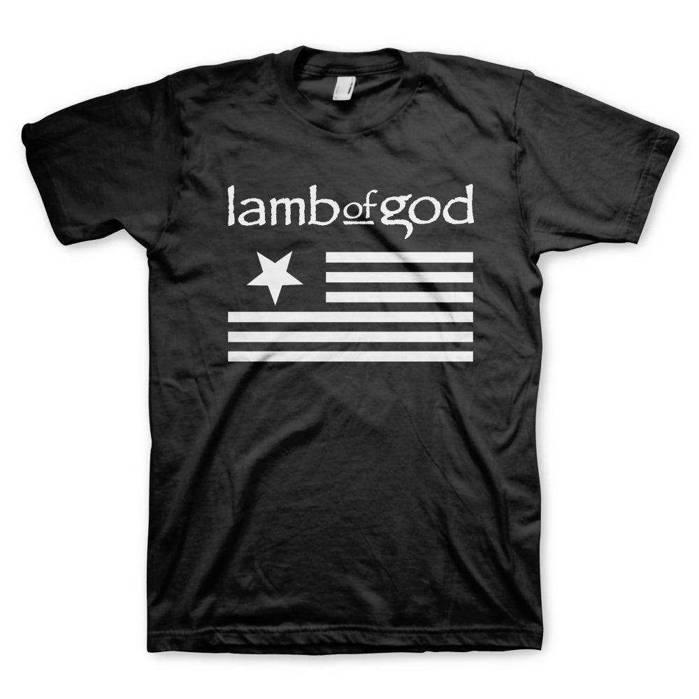 Lamb of God Flag Mens T-Shirt - Lamb of God - Flyclothing LLC