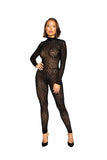 Roma Costume Velvet Leopard Bodysuit - Roma Costume - Flyclothing LLC