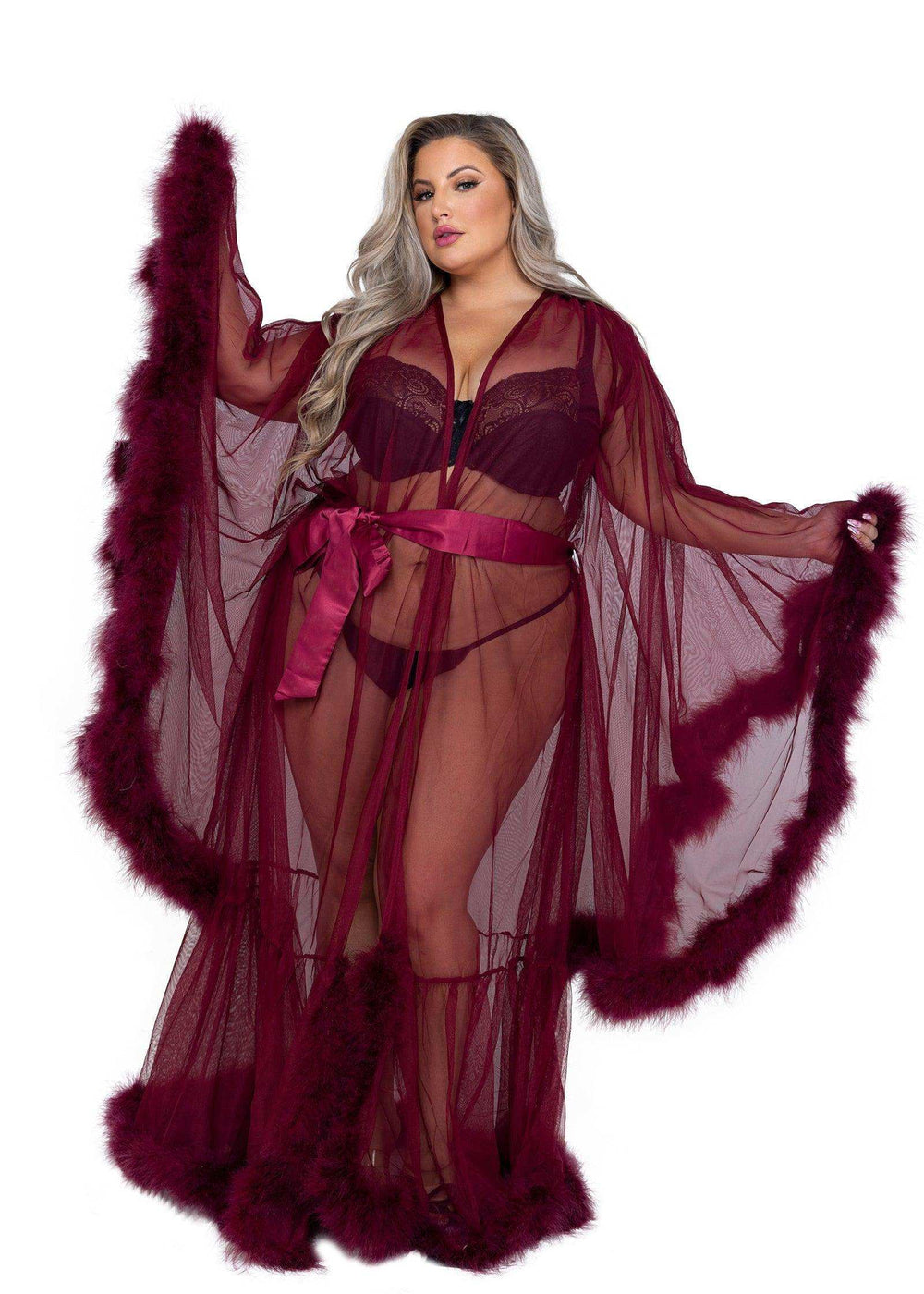 Roma Costume Hollywood Glam Luxury Robe - Roma Costume - Flyclothing LLC