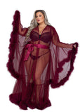 Roma Costume Hollywood Glam Luxury Robe - Roma Costume - Flyclothing LLC