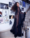 Roma Costume Hollywood Glam Luxury Robe - Roma Costume - Flyclothing LLC