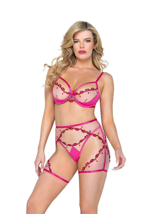 Roma Costume Kiss & Tell 3-Piece Short Set - Roma Costume - Flyclothing LLC