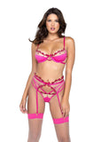 Roma Costume Kiss & Tell 3-Piece Garter Set - Roma Costume - Flyclothing LLC