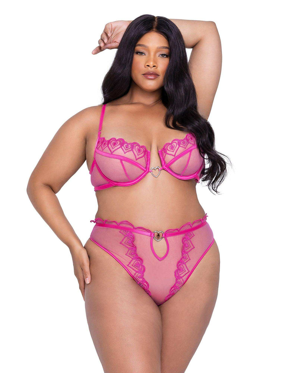 Roma Costume LI623 Bubblegum Heart 2-Piece Short Set - Roma Costume - Flyclothing LLC