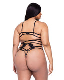 Roma Costume LI646 Ebony Rose Teddy - Roma Costume - Flyclothing LLC