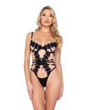 Roma Costume LI646 Ebony Rose Teddy - Roma Costume - Flyclothing LLC