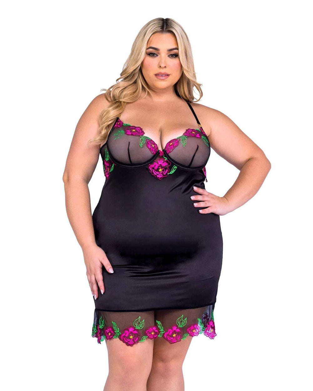Roma Confidential Peony Paradise Chemise - Roma Costume - Flyclothing LLC