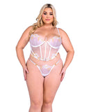 Roma Confidential Peony Paradise Bridal 2-Piece Bustier Set - Roma Costume - Flyclothing LLC