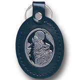 Leather Keychain - Wolf - Siskiyou Buckle - Flyclothing LLC