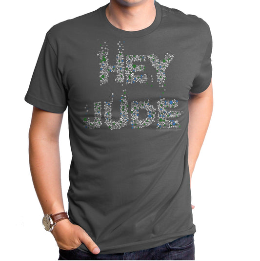 John Lennon Hey Jude Flowers Men's T-Shirt - Flyclothing LLC