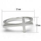 Alamode Rhodium Brass Ring with No Stone - Alamode - Flyclothing LLC