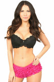 Daisy Corsets Fuchsia Lace Ruffle Panty - Daisy Corsets - Flyclothing LLC