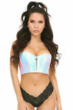 Daisy Corsets Lavish Mermaid Holo Short Bustier Top - Daisy Corsets - Flyclothing LLC