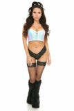 Daisy Corsets Lavish Mermaid Holo Short Bustier Top - Daisy Corsets - Flyclothing LLC