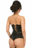 Daisy Corsets Lavish Black Sheer Lace Underwire Open Cup Underbust Corset - Daisy Corsets - Flyclothing LLC