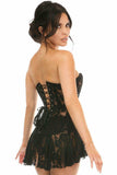 Daisy Corsets Lavish Black Sheer Lace Corset Dress - Daisy Corsets - Flyclothing LLC