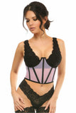 Daisy Corsets Lavish Lavender Mesh Open Cup Waist Cincher - Daisy Corsets - Flyclothing LLC