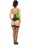 Lavish Neon Green Patent Open Cup Underwire Waist Cincher - Daisy Corsets - Flyclothing LLC