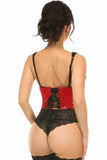 Lavish Red Patent Open Cup Underwire Waist Cincher - Daisy Corsets - Flyclothing LLC