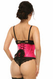 Lavish Hot Pink Patent Mini Cincher - Daisy Corsets - Flyclothing LLC