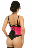 Daisy Corsets Lavish Hot Pink Patent Mini Cincher - Daisy Corsets - Flyclothing LLC