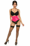 Lavish Hot Pink Patent Mini Cincher - Daisy Corsets - Flyclothing LLC
