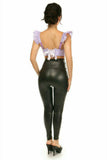 Daisy Corsets Lavish Lavender Eyelet Underwire Bustier Top w/Removable Ruffle Sleeves - Daisy Corsets - Flyclothing LLC